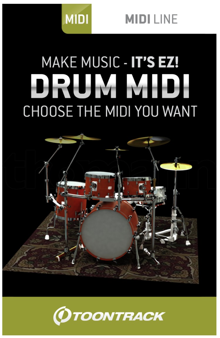 Toontrack Drum MIDI Pack [ Custom Choice of Any Pack ]